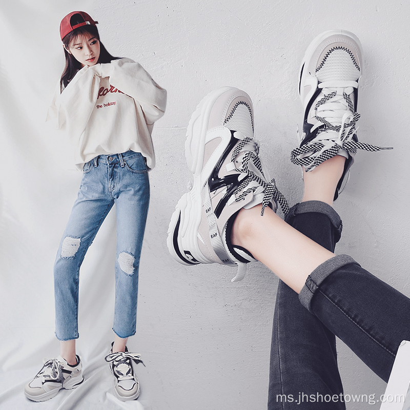 Sneakers Kasut Berjalan Kasual Wanita