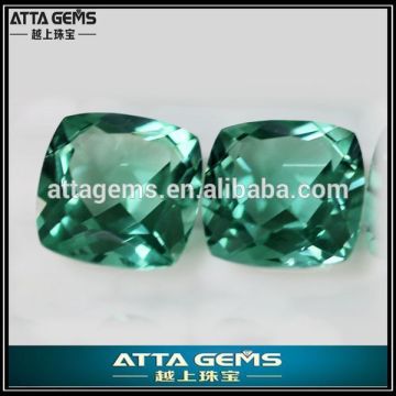 high quality synthetic quartz created green topaz price per carat