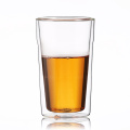 Double Walled Glass Cups for Tea/Coffee/Latte/Cappuccino/Espresso/Beer Set of 2