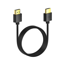 Slim HDMI Cable with Low Profile and Gold-Plated 4K Support