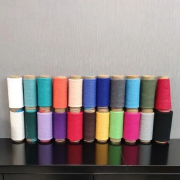 ne4s- ne12s Color Yarn Recycled Blend Poly Cotton Yarn Cotton Carded Yarn for Knitting