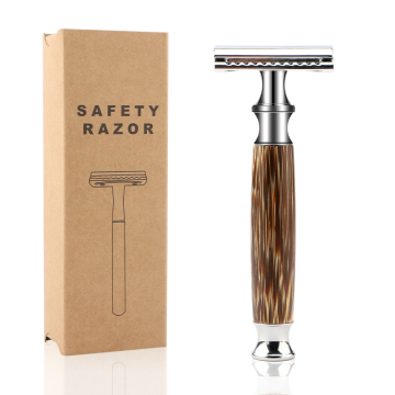 Custom Logo Zero Waste Bamboo Razor Blades - Double-Edged Safety Razors