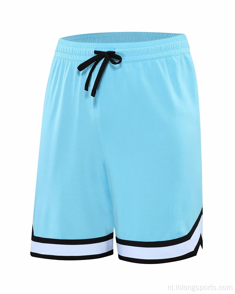 Ademvolle heren basketbal shorts heren workout shorts