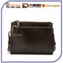 Black Adjustable L eather Shoulder Strap Bag for Lady