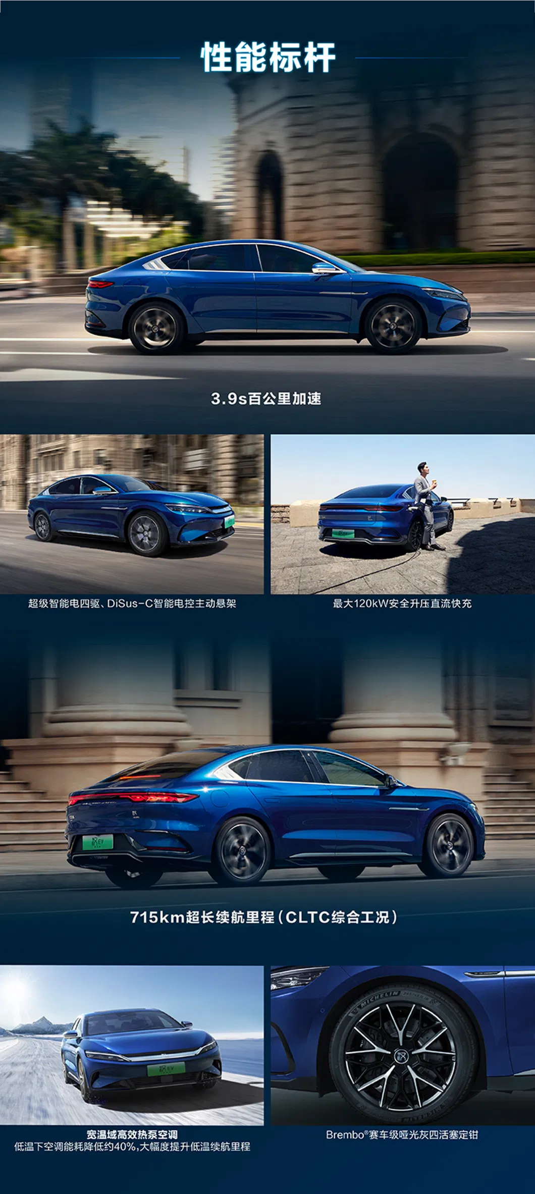 Ontime Han EV Creation Edition Electric Car Electric Vehicle Made in China