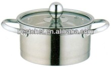 Sandwich bottom stainless steel Mini hot pot single people pot