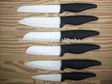 6pcs ceramic kitchen knife set