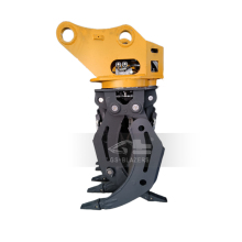 Excavator Wood Grapple Bucket Attachment