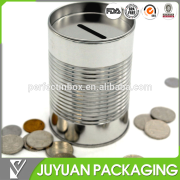 coin bank gift money metal tin cans Piggy Bank tin money box