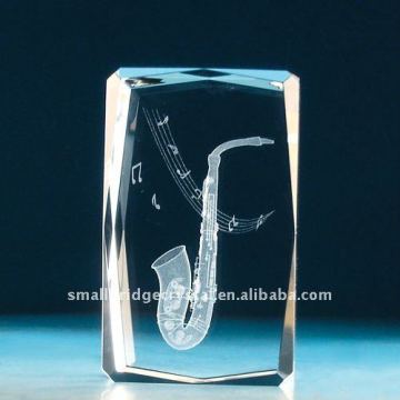 crystal 3D laler musical instrument-Saks