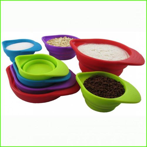 Food Grade Lipat Silicone Kitchen Gelas Ukur