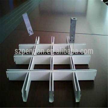Artistic open grid ceiling decoration Open cell ceiling Aluminum Grille Ceiling