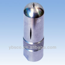 Compact tank washing nozzle/ Fluid-driven rotating tank wash nozzle