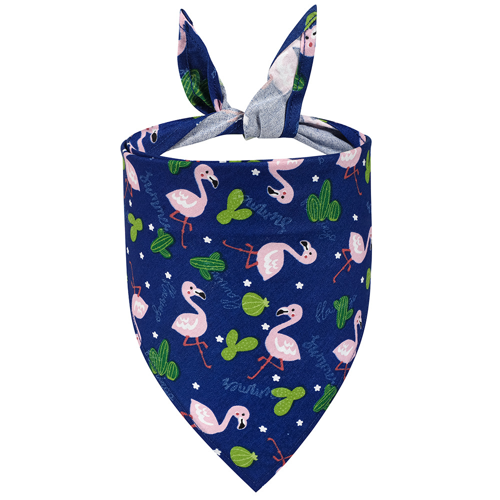 New Pet Triangle Scarf Summer Fruit Pattern Small Fresh Dog Saliva Towel Pet Scarf In Stock