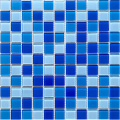 Pool Crystal Glass Mosaic Blue Sheet Piece Art