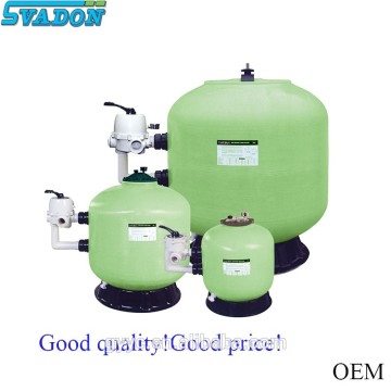 Swimming pool commercial side mount sand filter