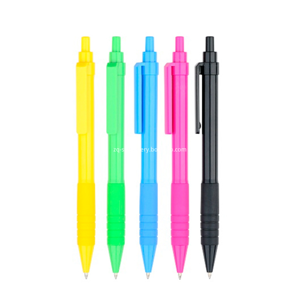 colorful qulity smooth writing plastic gel pen