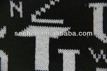 bodkin jacquard rib knitted fabric