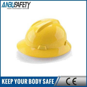 high impact Industrial full brim hard hat