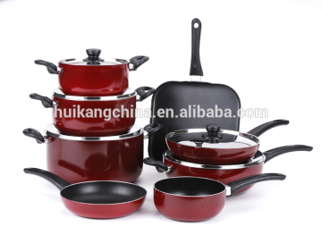 13pcs aluminum nonstick kitchenware set