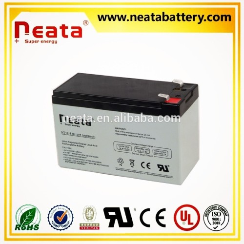 < NEATA BATTERY>rechargeable 12v7ah lead acid cctv security system battery