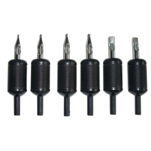 Plastic grips with steel tips