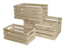 Serving 6 Bottle Wooden Wine Champagne Crates Box
