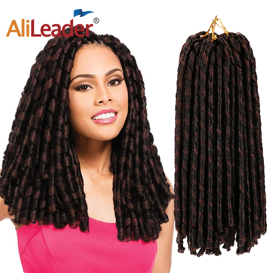 14 Inches Ombre Soft Faux Locs Dreadlocks Hair