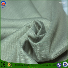 3 Pass Polyester Black out Coating Flocking Curtain Fabric
