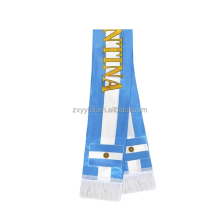 Custom Football Cheering Products: Wholesale Argentina Flag Scarves and Shawls