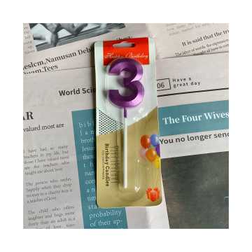 Cake Sparklers Rainbow Birthday Number Candles