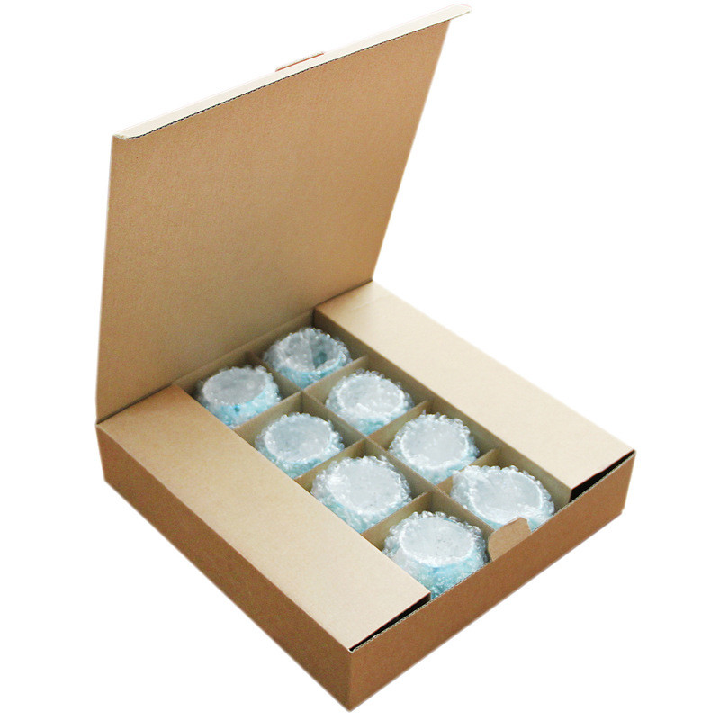 Package Of Glass Jar Blue