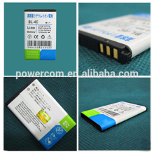 high capacity li-ion battery pack for Nokia BL-4C
