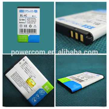high capacity li-ion battery pack for Nokia BL-4C