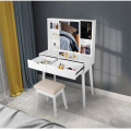 Moving Mirror Makeup Vanity Dressing Table for Bedroom