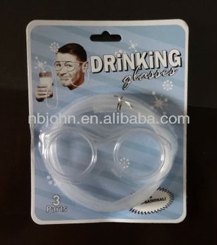 Drinking straw glasses/funny drinking glasses/silly glasses