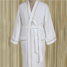 Custom Comfortable 100% Cotton Waffle Bathrobe Kimono
