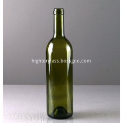 750ml Koyu Yesil Renkli Cam Sarap Sise 300mm Yukseklik Bossgoo Com