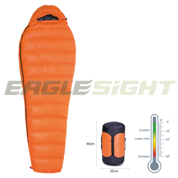 Arctic sleeping bag low temperature