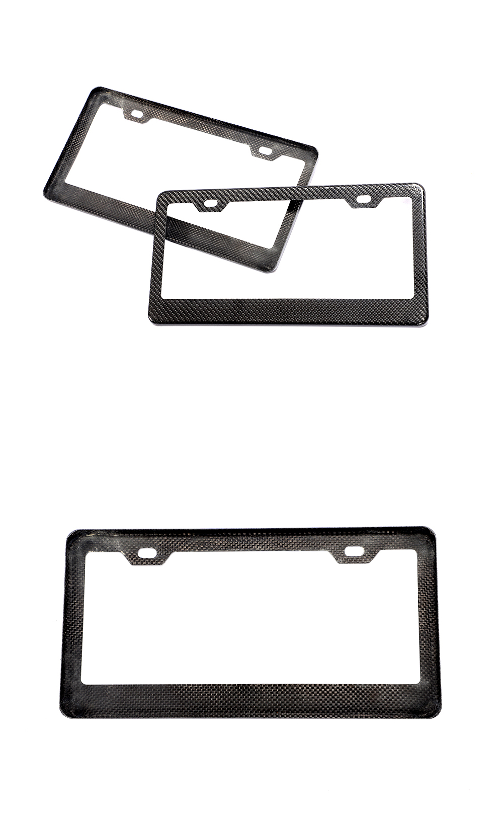 Universal Dry Carbon Fiber License Plate Frame for BMW 1M M2 M3 M4 M5 M6 M8 G8x Custom Logo