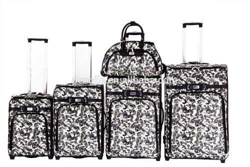 pu built-in luxury designer luggage