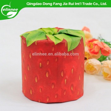 Strewberry printed toilet roll fruit novel design