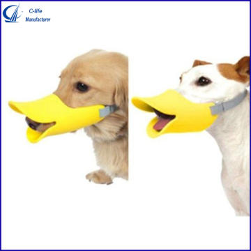 Funny Duck Shape Mouth Pet Stop Biting Mouth Cover Anti Biting