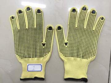 Kevlar Double Side PVC Dotted Gloves
