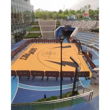 Pengadilan Backyard Basket Multi-Game Sports Surface