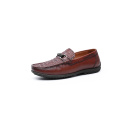 Mens loafer shoes cow leather