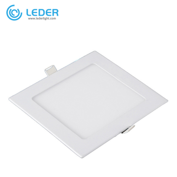 LEDER Plafoniera quadrata a LED da 18W