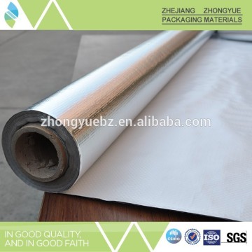 Laminate construction aluminum foil woven fabric