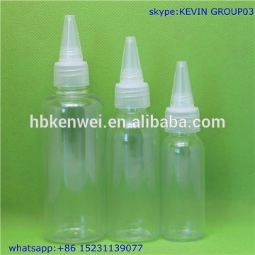 CLEAR PLASTIC PET BOTTLES SIZES 30ml WITH CLEAR TWIST TOPS