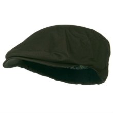 Olive Waxed Cotton Canvas Ivy Cap
